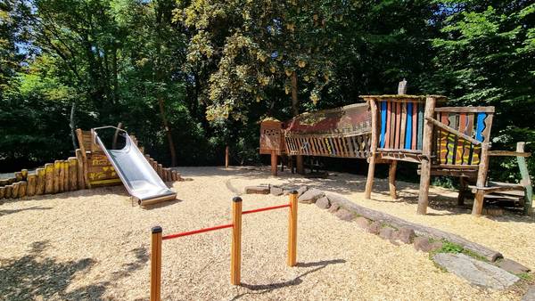 Bild vom Außengelände der Kita Am Brunnengarten