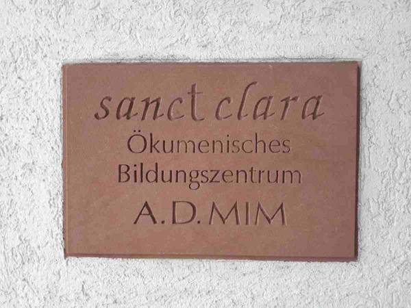Bild des Schildes von sanctclara