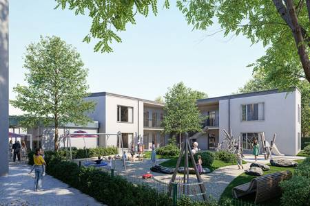 Visualisierung des Kita-Neubaus an der Versöhnungskirche