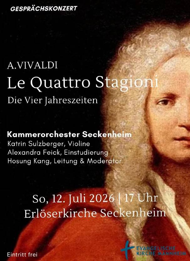 Quelle: Evangelische Gemeinde Mannheim Süd Konzertplakat Gesprächskonzert Vier Jahreszeiten