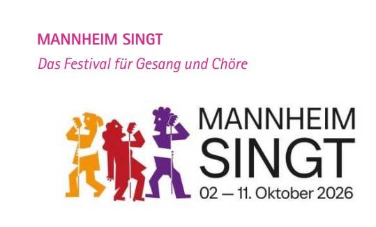 Quelle: Mannheim Singt e.V., Nutzung ausschließlich für das Chor-Festival 2026